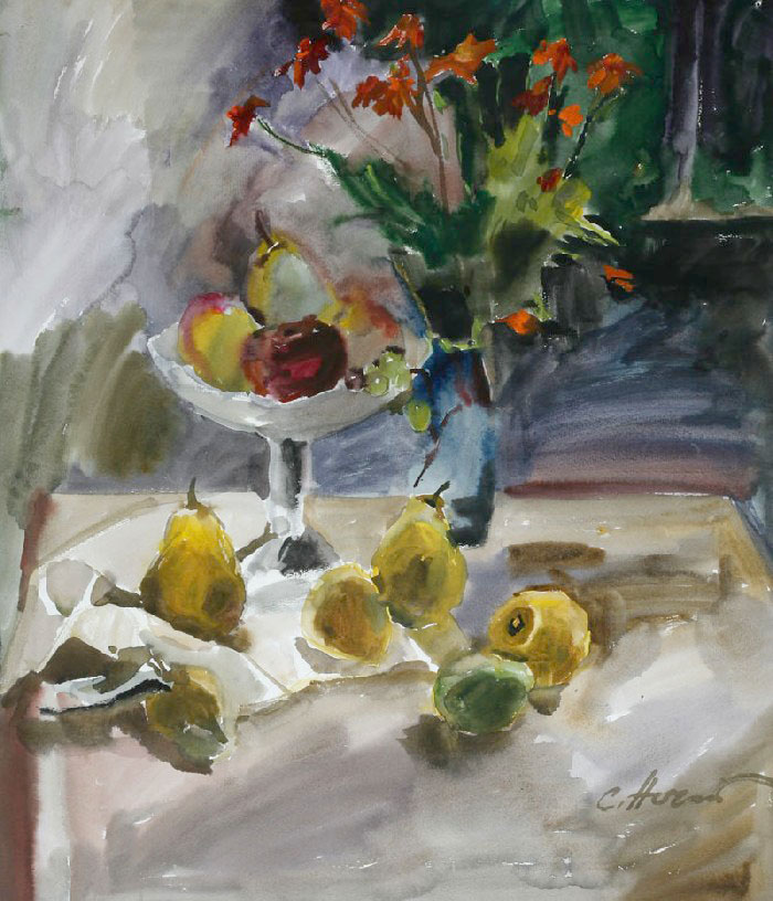 С. Нечай-Сорока. «Ранок». 1990-і рр. Папір, акварель